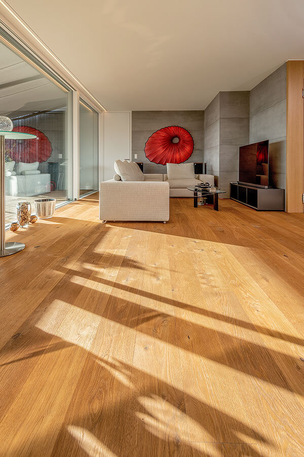 Parkett Berg & Berg Landhausdiele, Eiche, Swiss Special dark, geölt natur