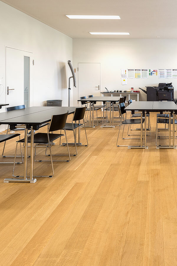 Parkett SkyLine Maxi XXL, Landhausriemen 2-Schicht, Eiche compact, geölt natur