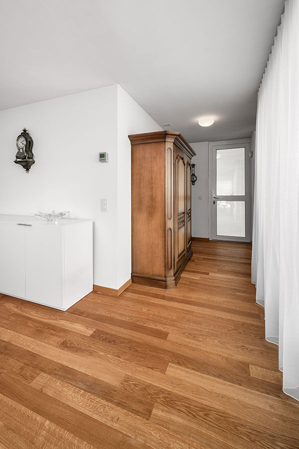 Parkett Edelweiss, Landhausriemen 2-Schicht, Eiche Pavana, wohnfertig geölt natur